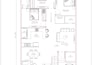 create professional 2d floor plan, interior layout